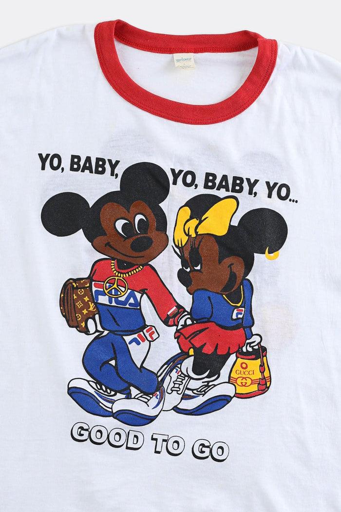 Frankie Vintage Yo Baby Tee - L