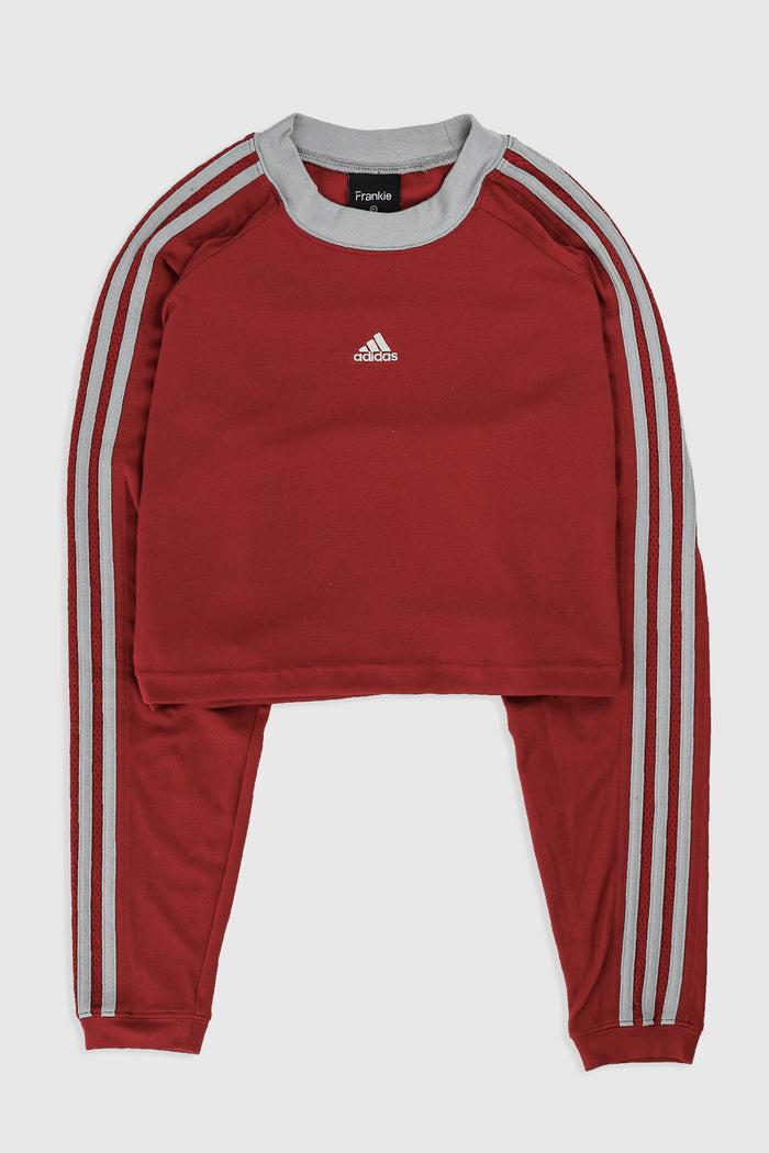 frankie Rework Adidas Crop Athletic Longsleeve Tee - XL
