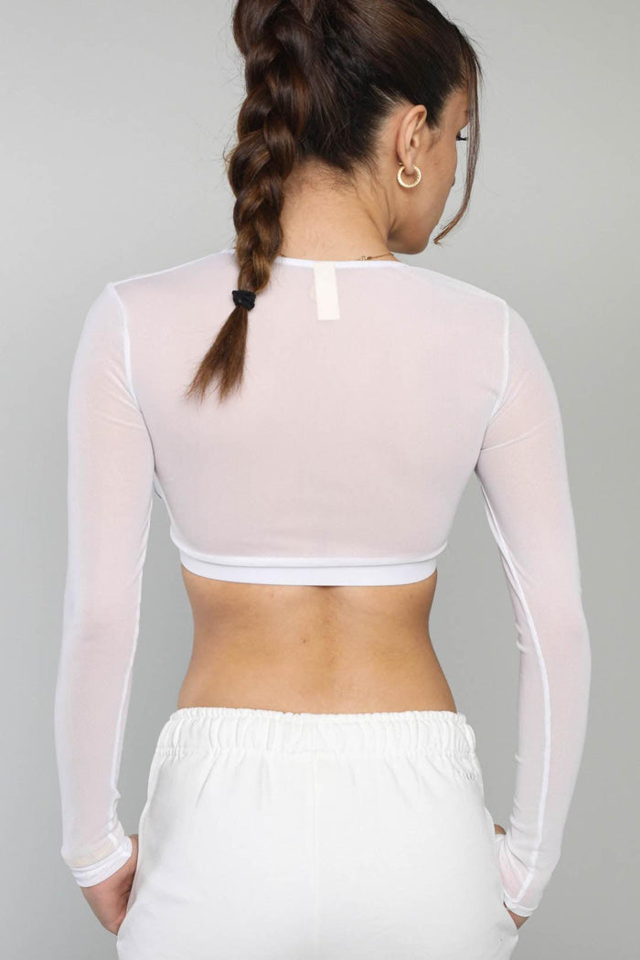 Frankie Rework Adidas Longsleeve Mesh Cut Out Tee - XS S M L