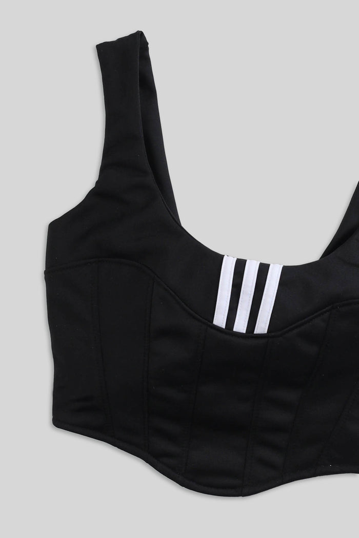 Frankie Rework Adidas Track Bustier - XS S M L XL XXL