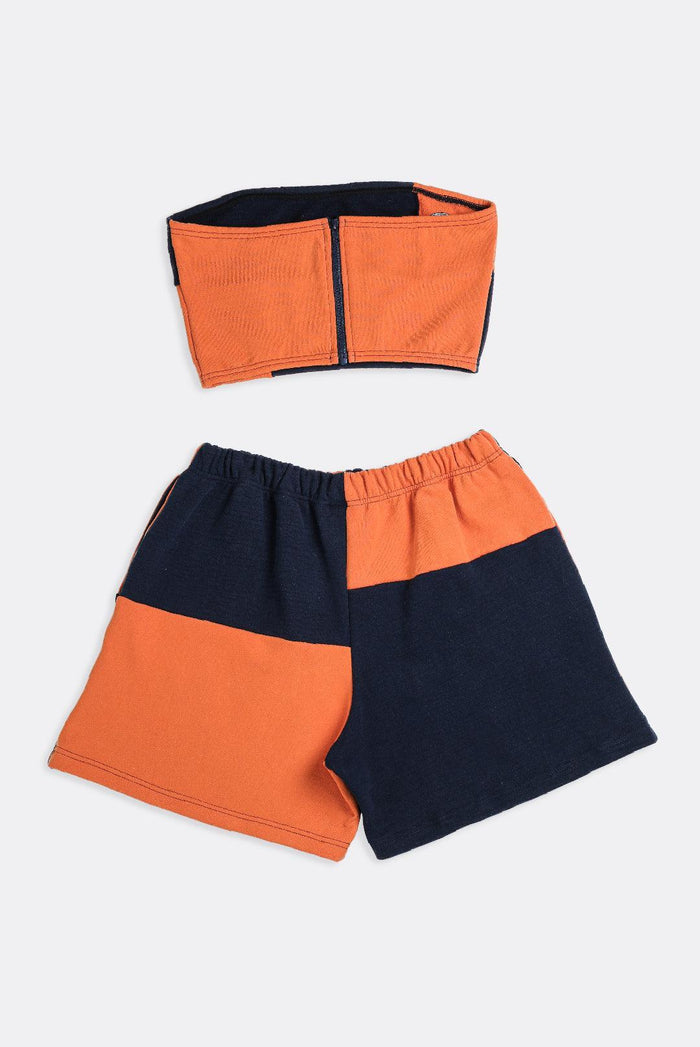 Frankie Rework Champion Patchwork Sweatshorts Set - L
