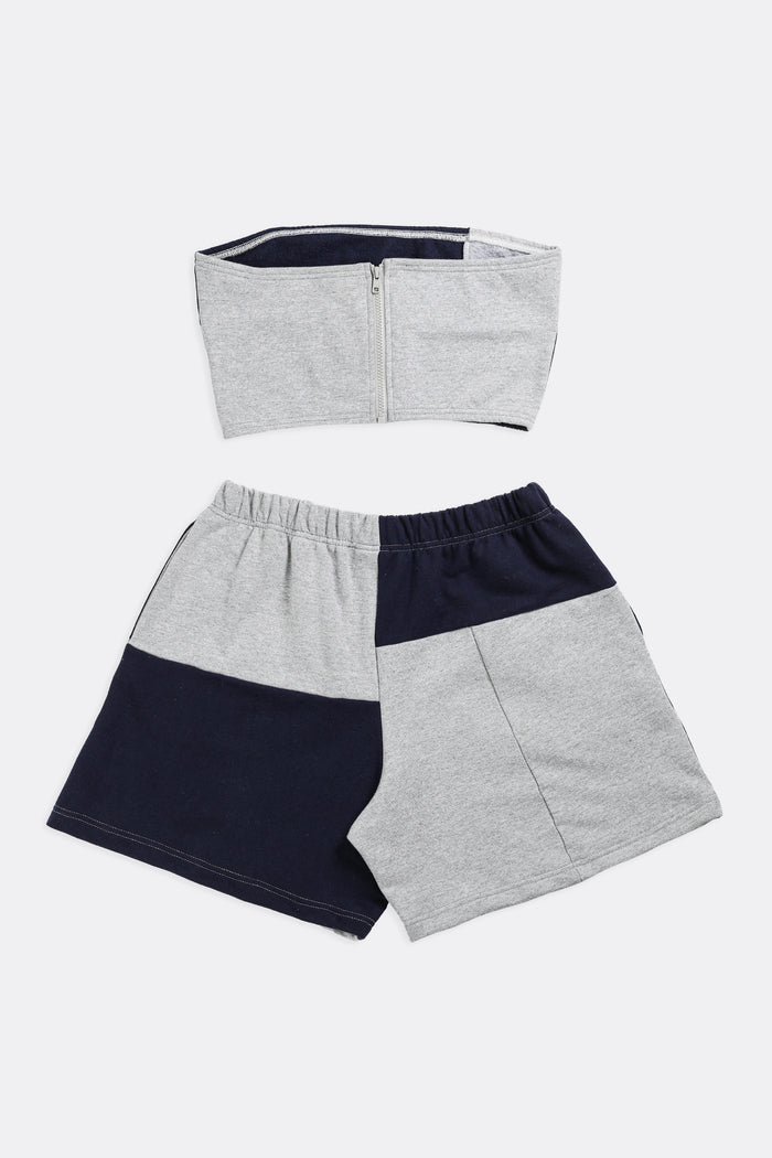 Frankie Rework Champion Patchwork Sweatshorts Set - L
