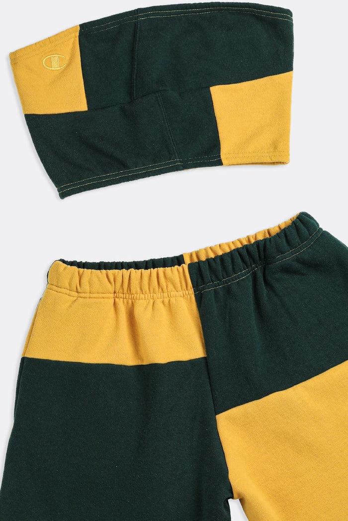 Frankie Rework Champion Patchwork Sweatshorts Set - M