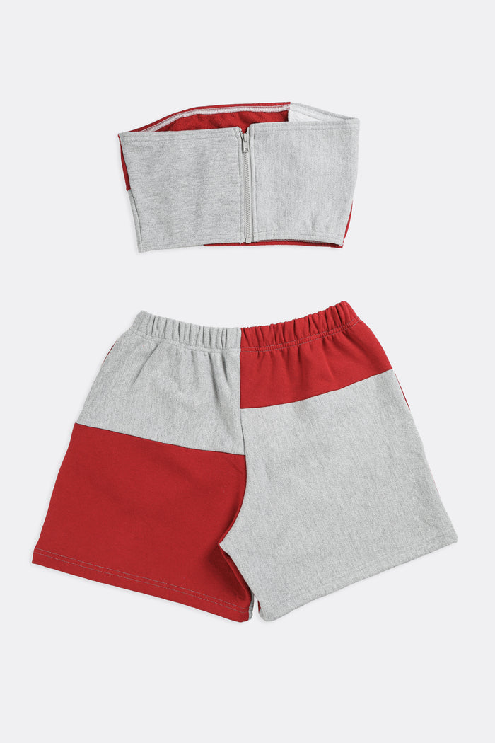Frankie Rework Champion Patchwork Sweatshorts Set - M