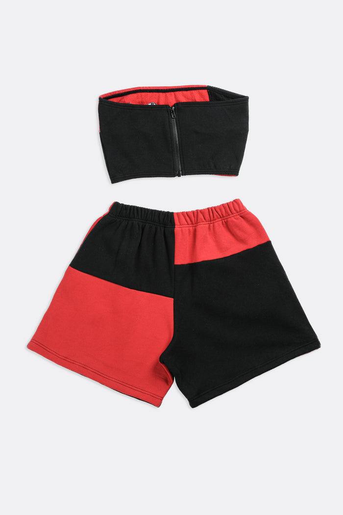 Frankie Rework Champion Patchwork Sweatshorts Set - M