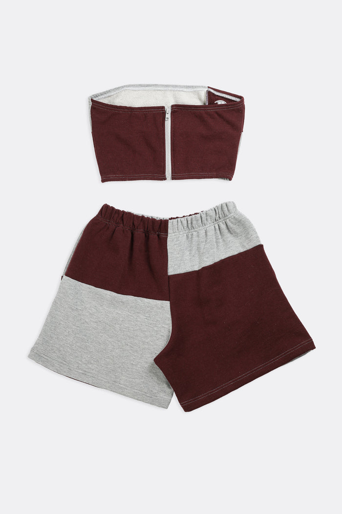 Frankie Rework Champion Patchwork Sweatshorts Set - M