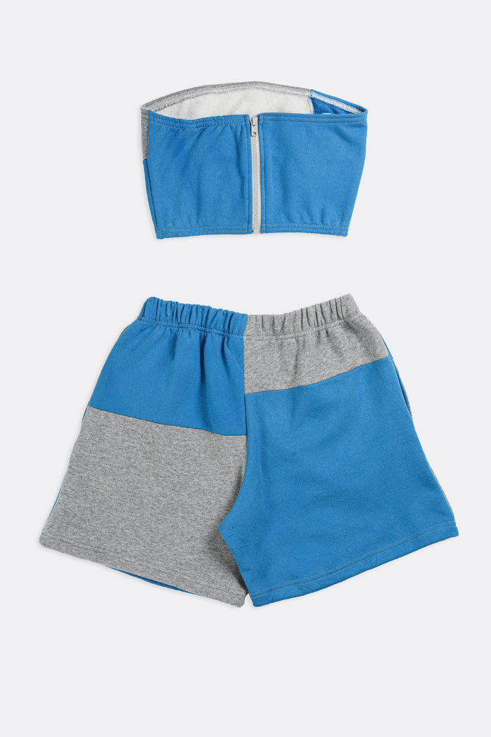 Frankie Rework Champion Patchwork Sweatshorts Set - S