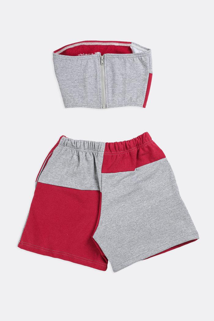 Frankie Rework Champion Patchwork Sweatshorts Set - XS