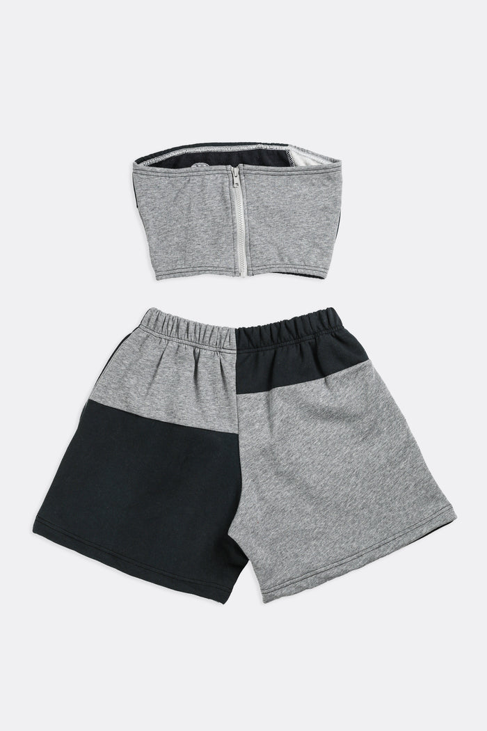 Frankie Rework Champion Patchwork Sweatshorts Set - XS