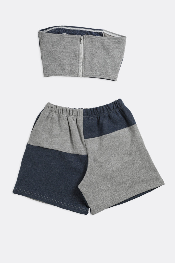 Frankie Rework Champion Patchwork Sweatshorts Set - XS S M L
