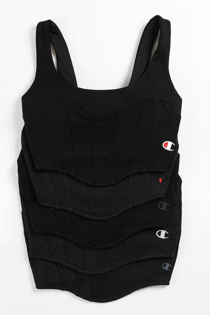 Frankie Rework Champion Sweatshirt Bustier - XS S M L XL