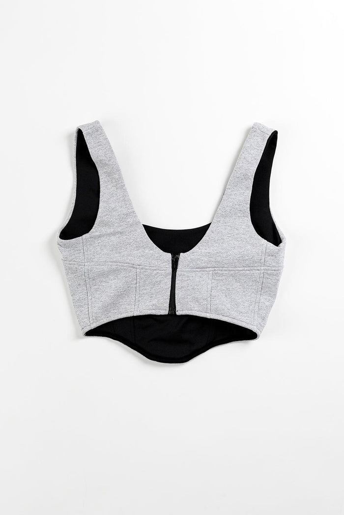 Frankie Rework Champion Sweatshirt Bustier - XS S M L XL