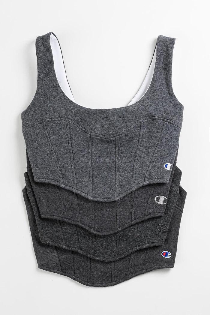 frankie Rework Champion Sweatshirt Bustier - XS S M L XL