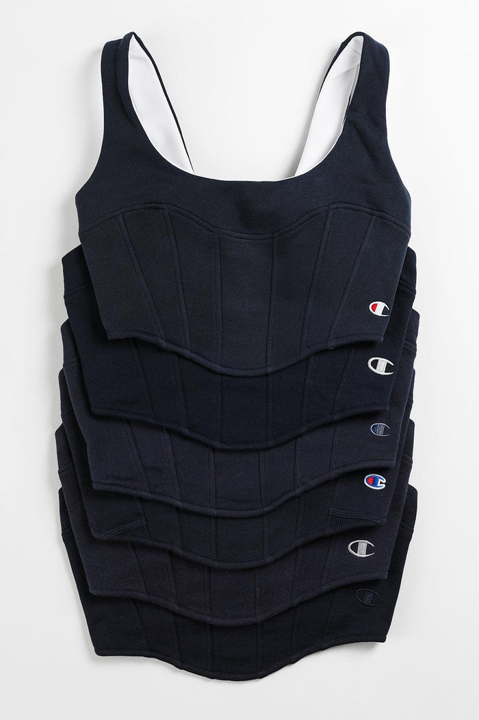 frankie Rework Champion Sweatshirt Bustier - XS S M L XL