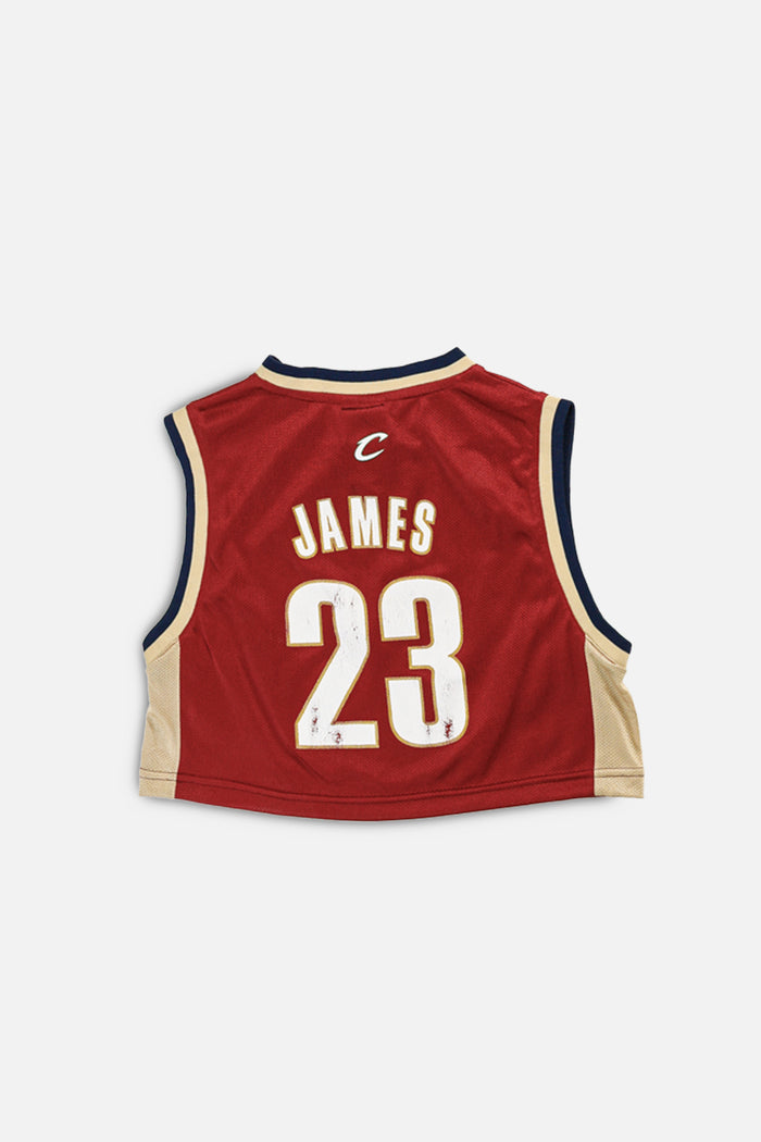 Frankie Rework Cleveland Cavaliers NBA Crop Jersey - S