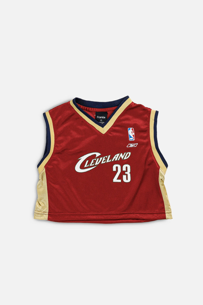 frankie Rework Cleveland Cavaliers NBA Crop Jersey - S