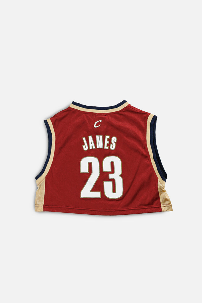 Frankie Rework Cleveland Cavaliers NBA Crop Jersey - S