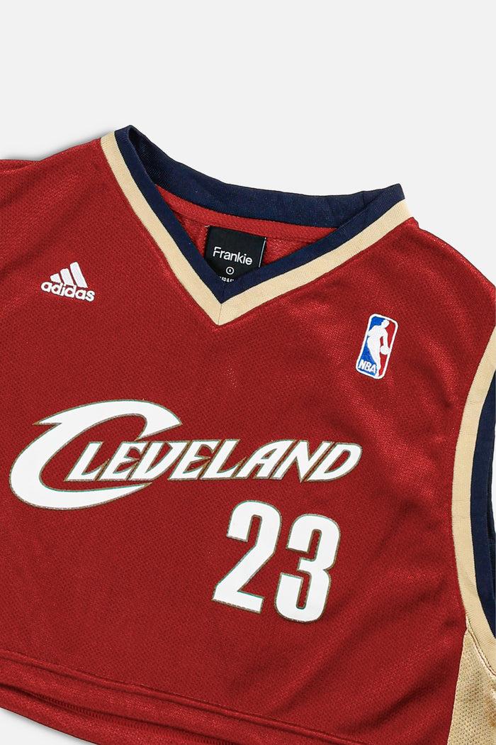 Frankie Rework Cleveland Cavaliers NBA Crop Jersey - S