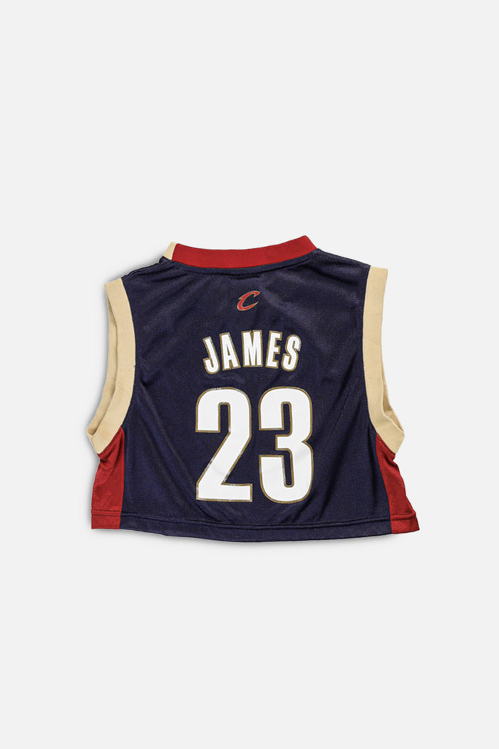 Frankie Rework Cleveland Cavaliers NBA Crop Jersey - S