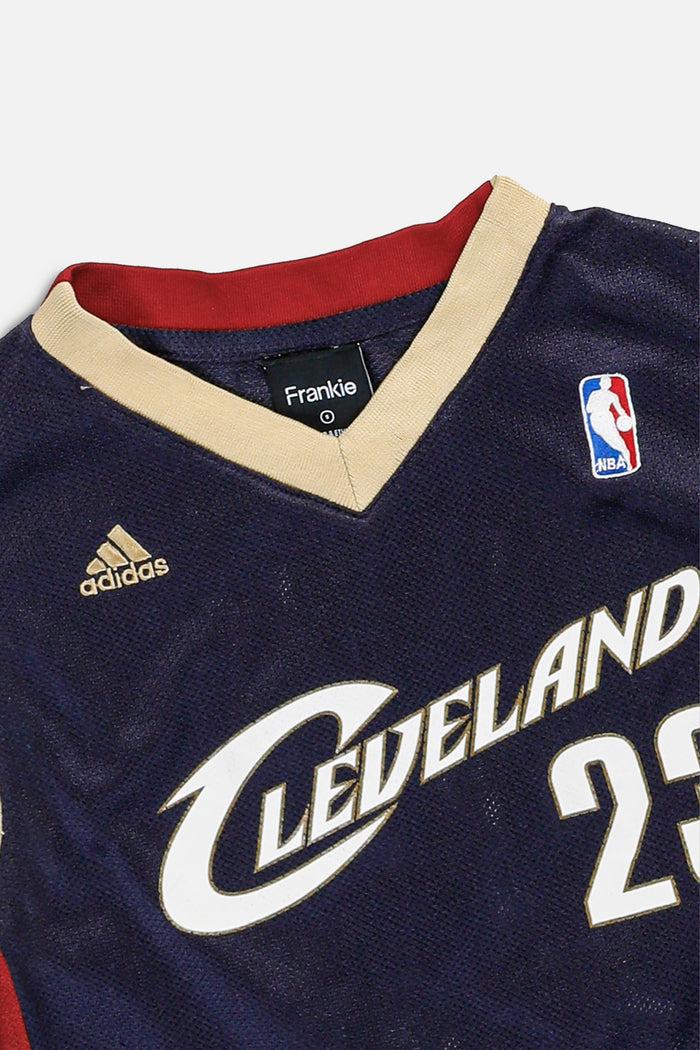 Frankie Rework Cleveland Cavaliers NBA Crop Jersey - S