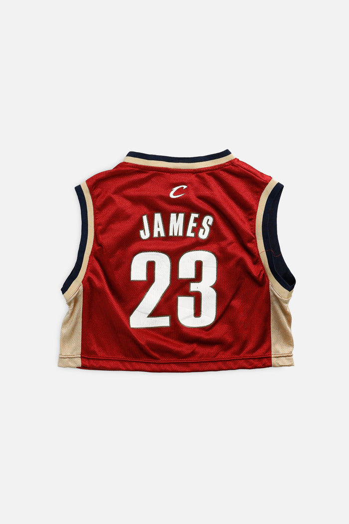 Frankie Rework Cleveland Cavaliers NBA Crop Jersey - XS