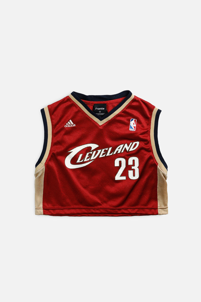 frankie Rework Cleveland Cavaliers NBA Crop Jersey - XS