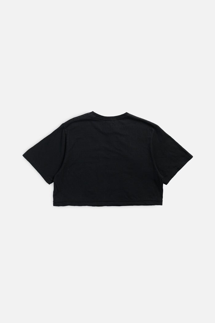 Frankie Rework Columbus Blue Jackets NHL Crop Tee - S