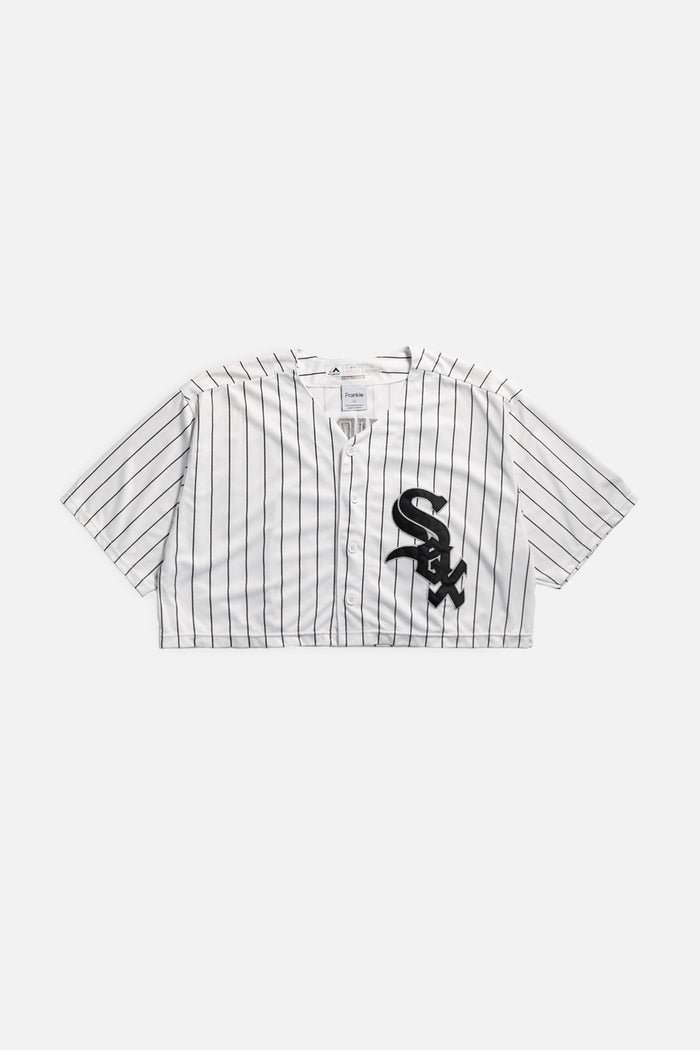 frankie Rework Crop Chicago White Sox MLB Jersey - XL