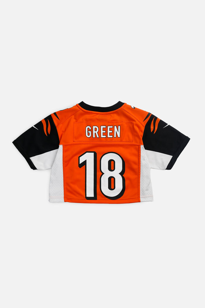 Frankie Rework Crop Cincinnati Bengals NFL Jersey - XS