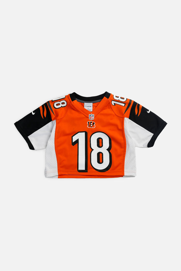 frankie Rework Crop Cincinnati Bengals NFL Jersey - XS