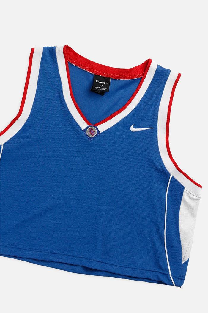 Frankie Rework Crop Kansas University NCAA Jersey - M