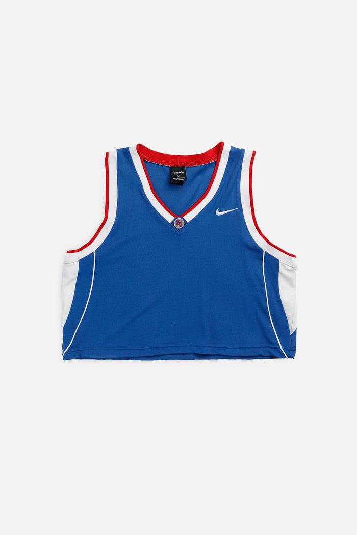 frankie Rework Crop Kansas University NCAA Jersey - M