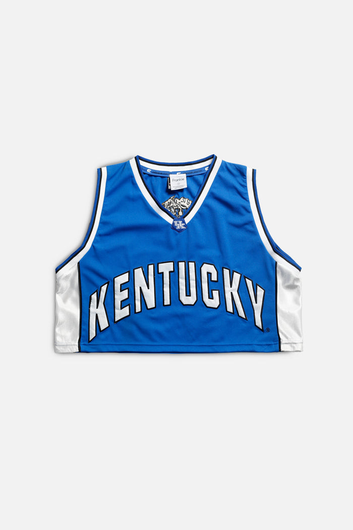 frankie Rework Crop Kentucky Wildcats NCAA Basketball Jersey - XL