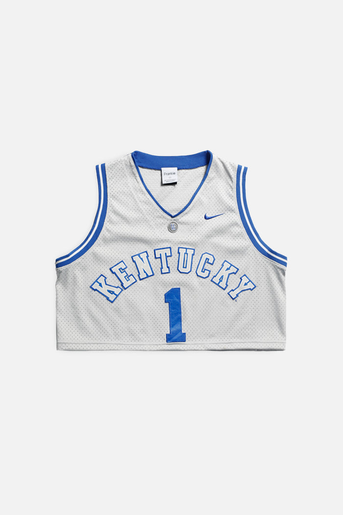 frankie Rework Crop Kentucky Wildcats NCAA Basketball Jersey - XL