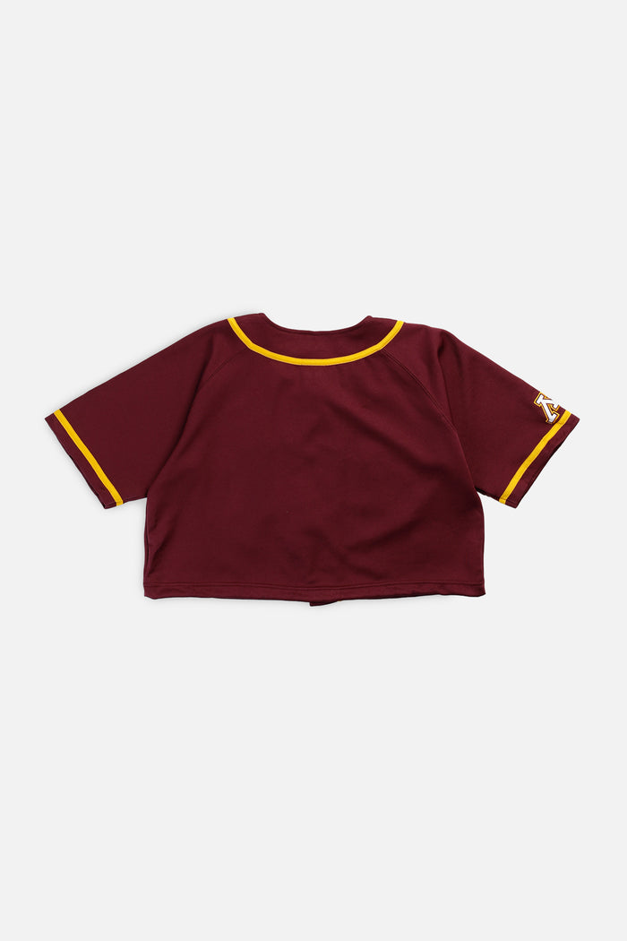 Frankie Rework Crop Minnesota Golden Gophers NCAA Baseball Jersey - M