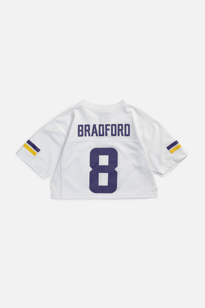Frankie Rework Crop Minnesota Vikings NFL Jersey - XS