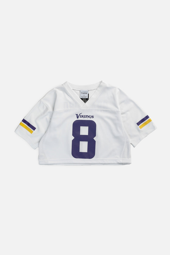 frankie Rework Crop Minnesota Vikings NFL Jersey - XS