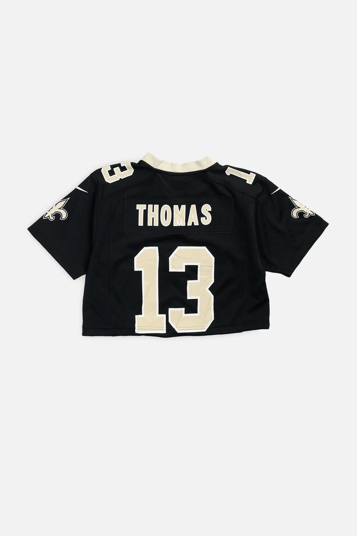 Frankie Rework Crop New Orleans Saints NFL Jersey - XS