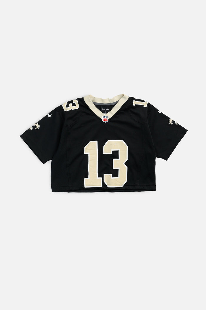 frankie Rework Crop New Orleans Saints NFL Jersey - XS