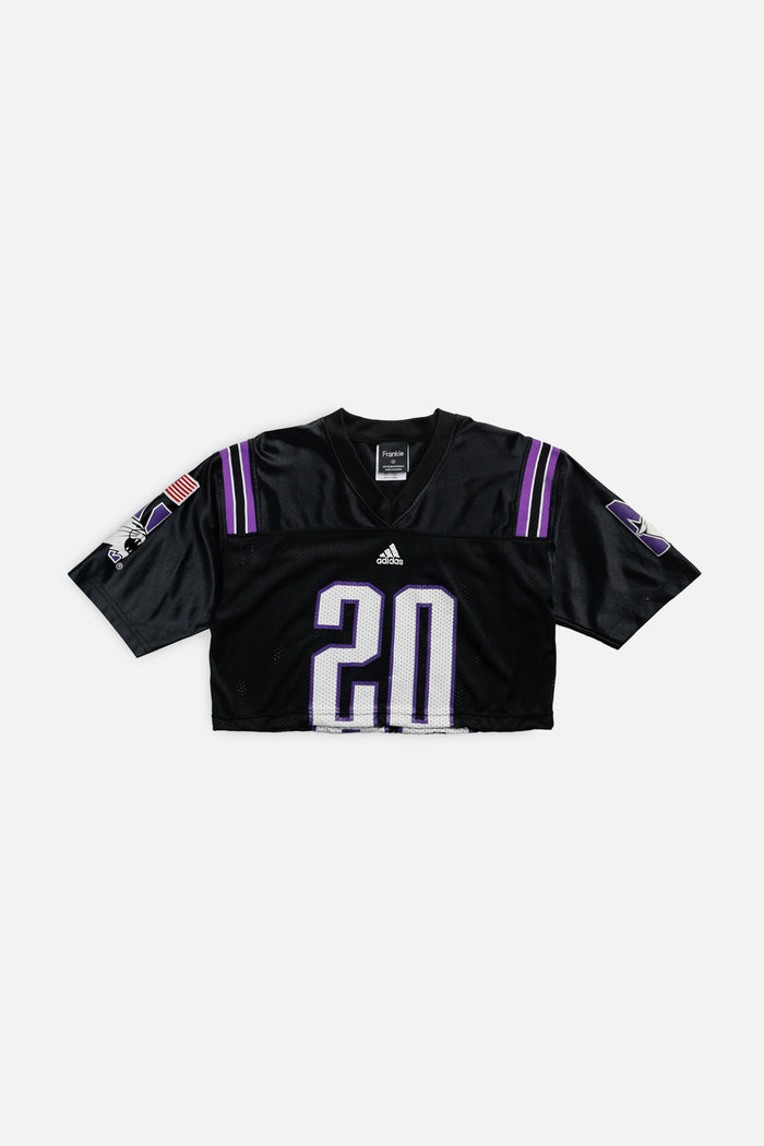 frankie Rework Crop Northwestern Wildcats NCAA Jersey - XS