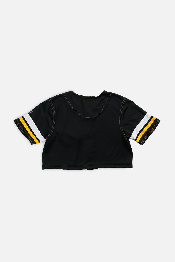 Frankie Rework Crop Oakland Athletic NCAA Baseball Jersey - XS