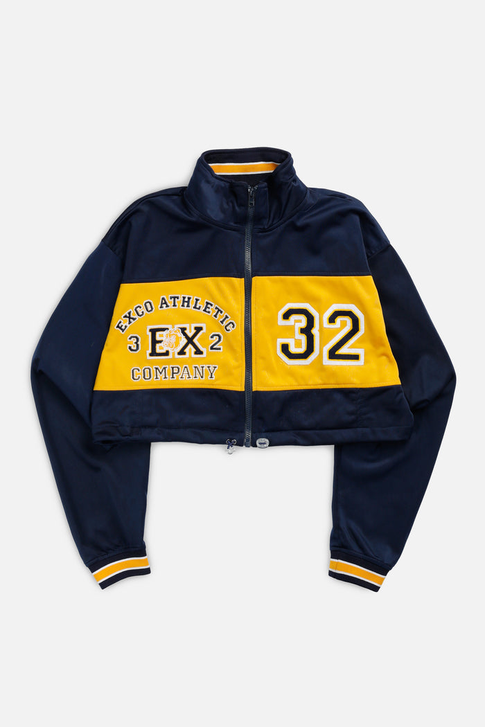 frankie Rework Exco Athletics Cinched Crop Sweatshirt - L