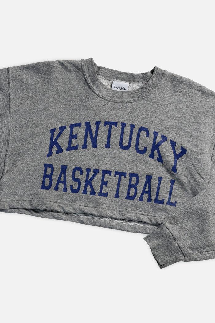 Frankie Rework Kentucky Basketball Crop Sweatshirt - L
