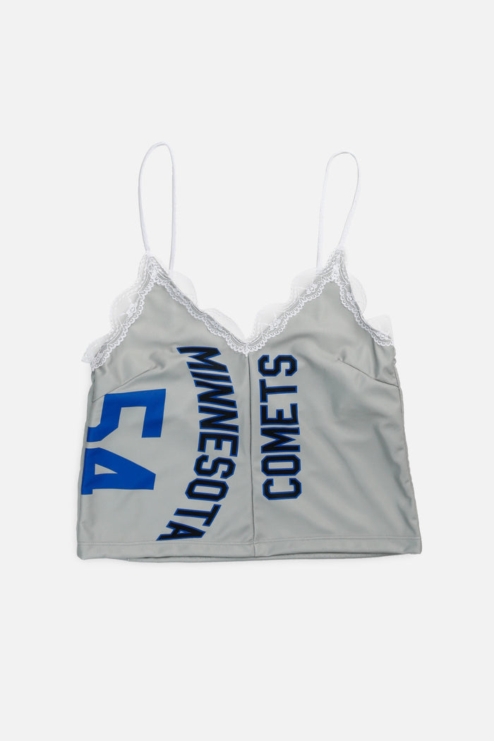 frankie Rework Minnesota Comets Basketball Lace Tank - S