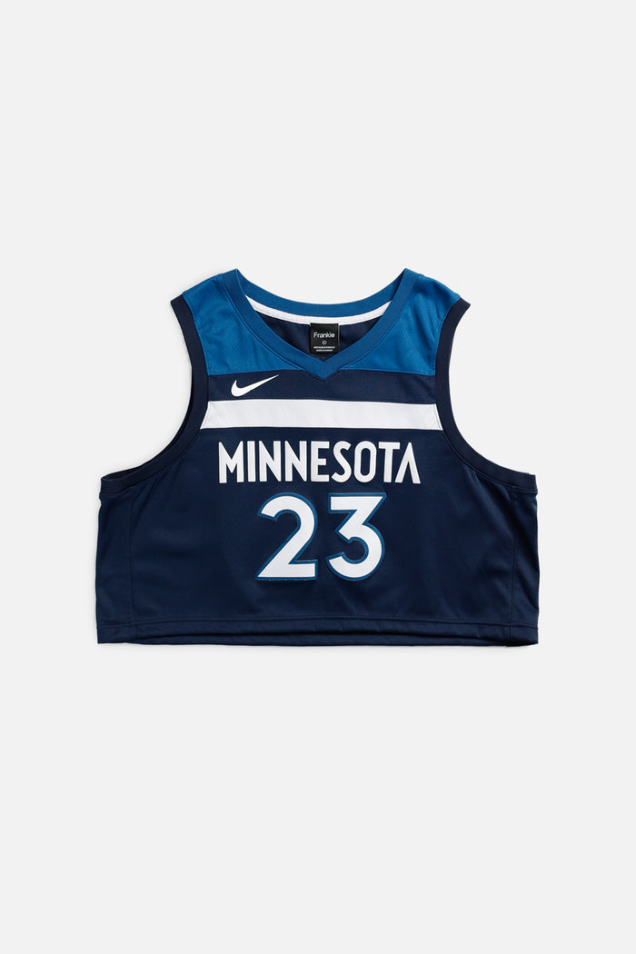 frankie Rework Minnesota Timberwolves NBA Crop Jersey - XL