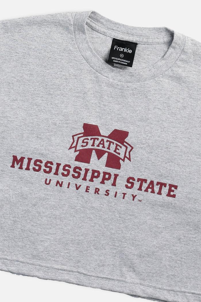 Frankie Rework Mississippi State University Crop Tee - M