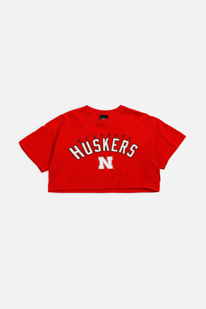 frankie Rework Nebraska Cornhuskers NCAA Crop Tee - M