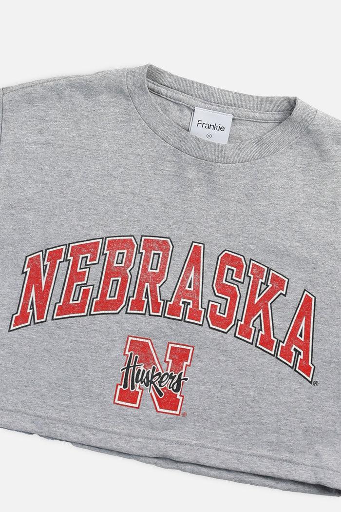 Frankie Rework Nebraska Cornhuskers NCAA Crop Tee - XS