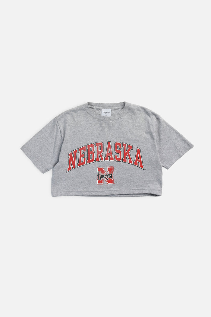 frankie Rework Nebraska Cornhuskers NCAA Crop Tee - XS