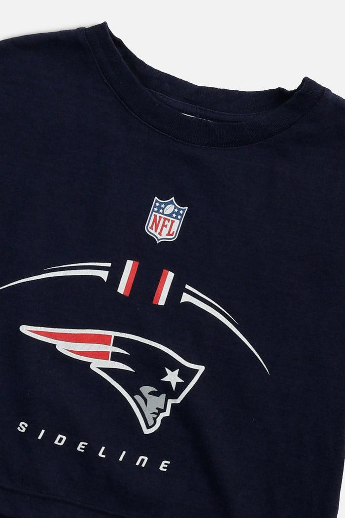 Frankie Rework New England Patriots NFL Crop Tee - XS
